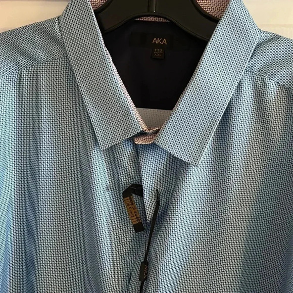 AKA, “also known as” men shirt,XXL, office,slim fit,two tone,classy, event ,NWT - Picture 9 of 14